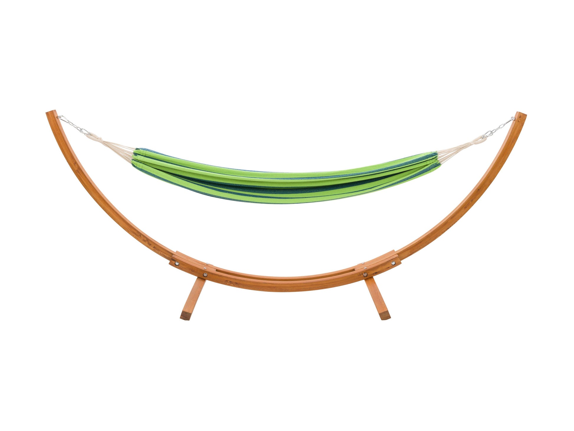 blue and green Hammock with Wood Stand Warm Sun Collection product image by CorLiving#color_blue-and-green