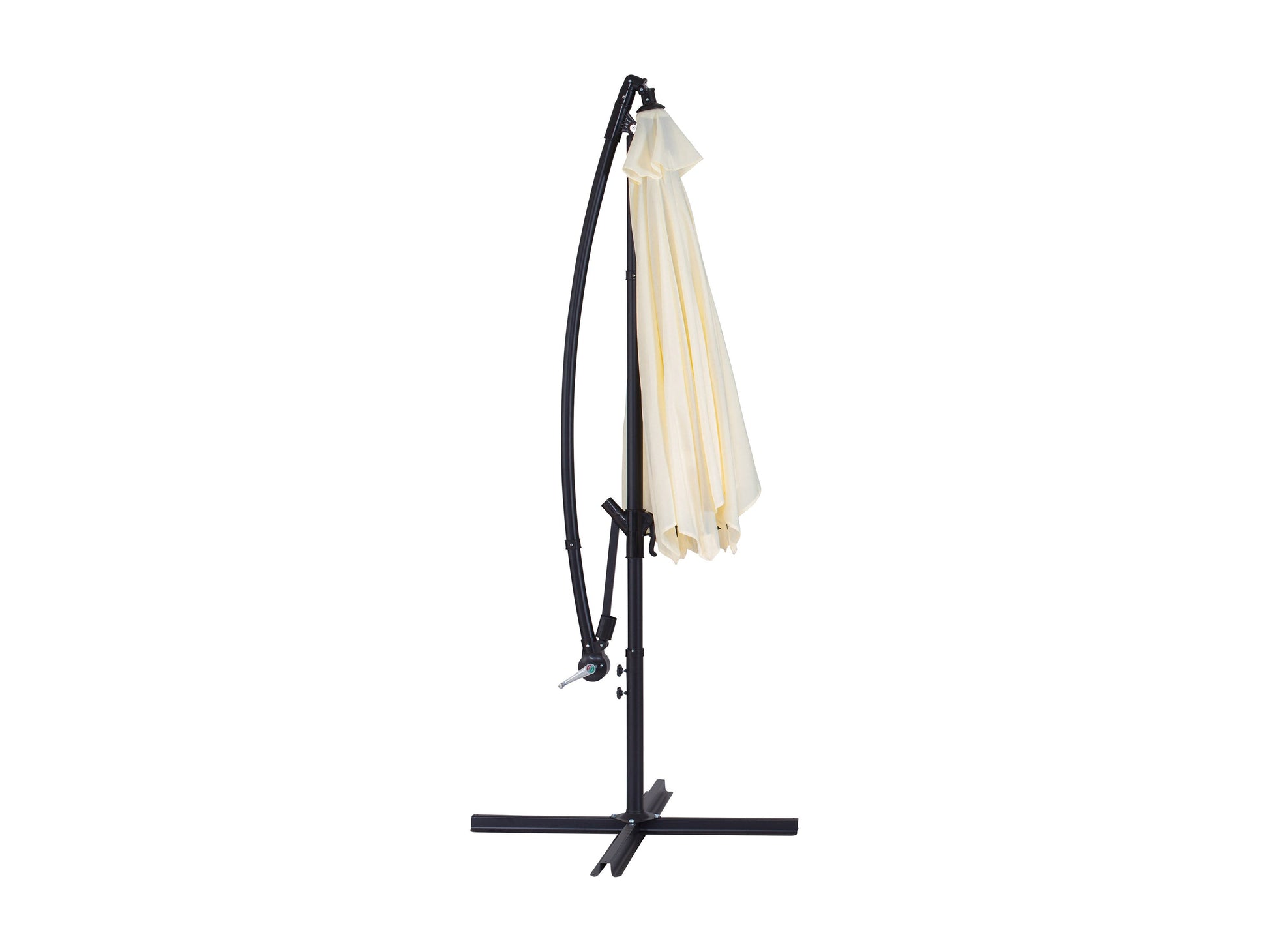 warm white cantilever patio umbrella, tilting Persist Collection product image CorLiving#color_warm-white