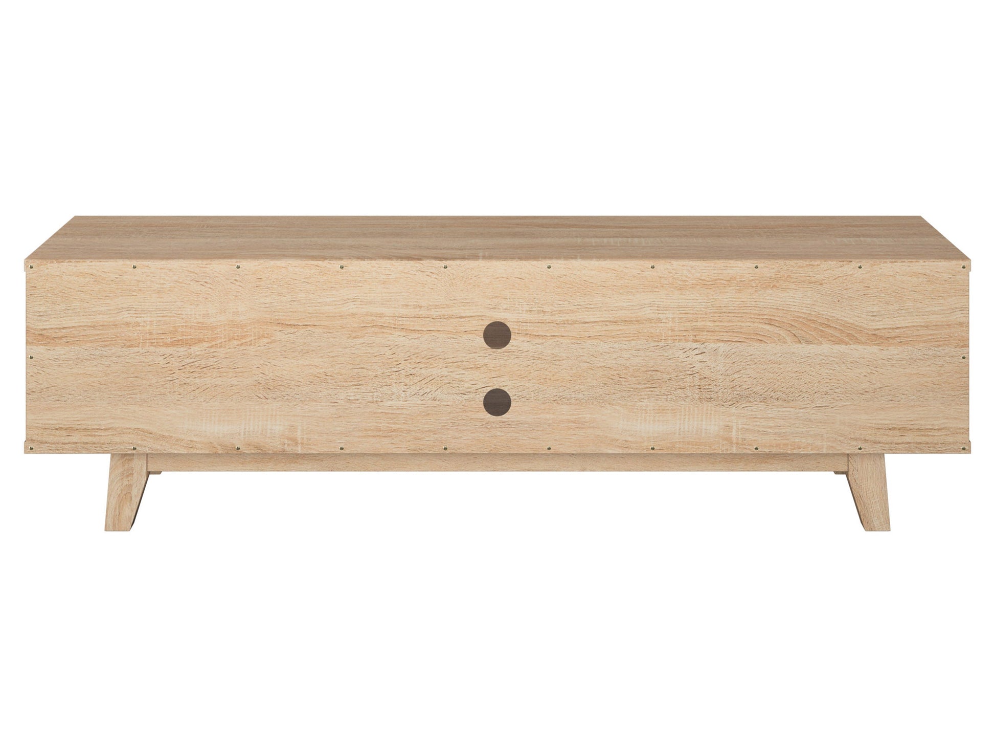 White and Brown Wood TV Stand for TVs up to 68" Fort Worth Collection product image by CorLiving#color_fort-worth-white-and-brown