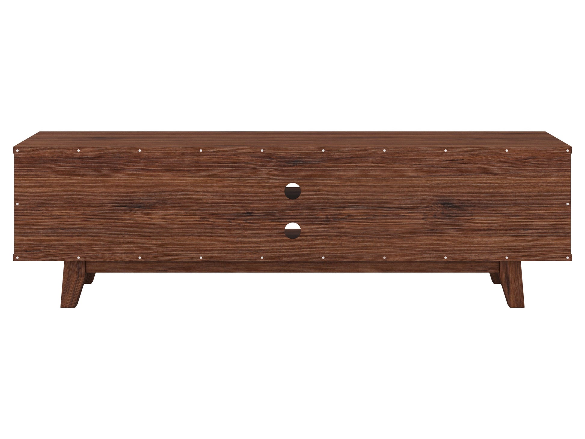 White and Dark Brown Wood TV Stand for TVs up to 68" Fort Worth Collection product image by CorLiving#color_fort-worth-white-and-dark-brown