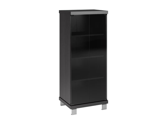 black Media Storage Cabinet Holland Collection product image by CorLiving#color_black