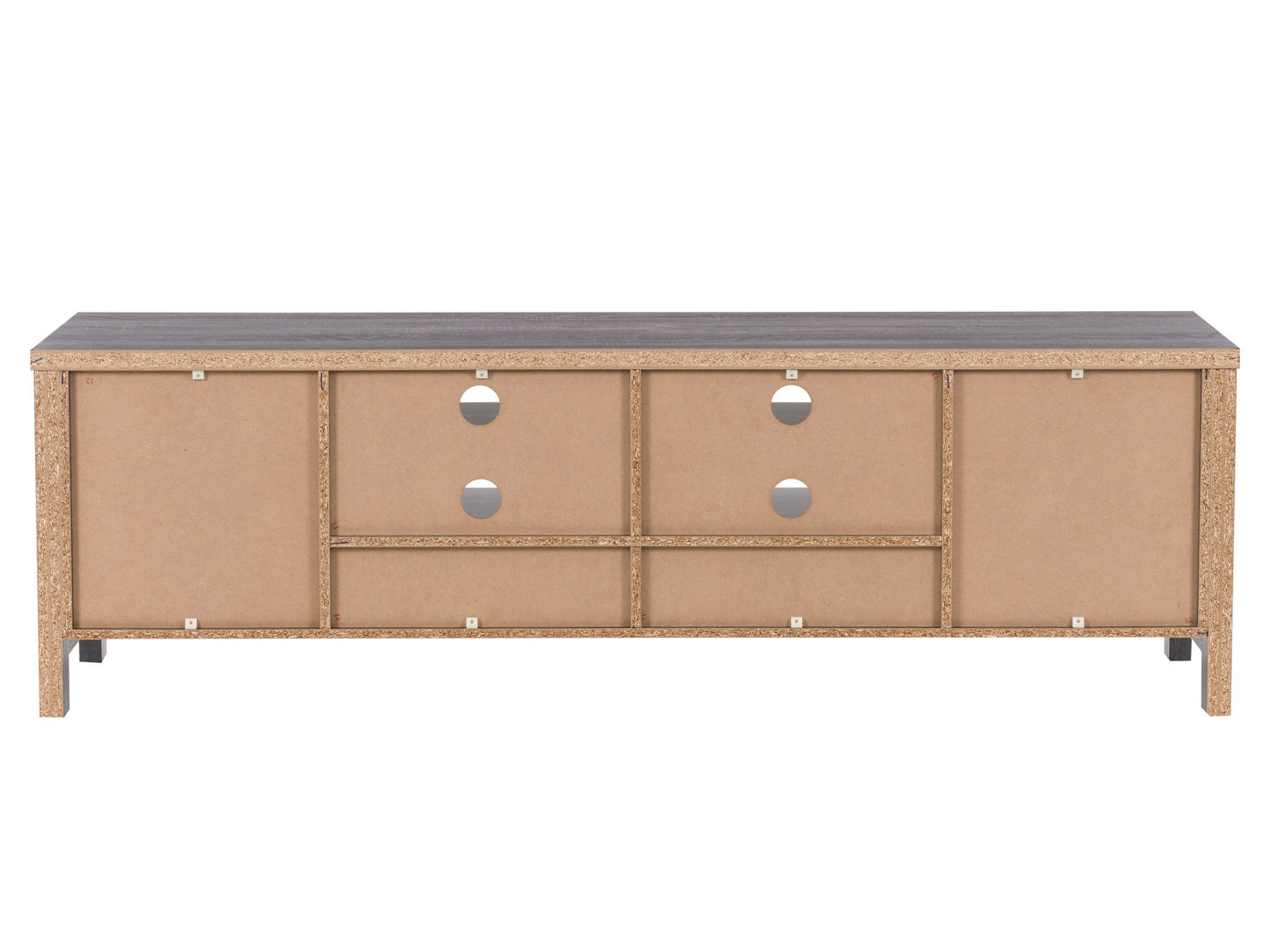 dark grey TV Cabinet with Doors for TVs up to 85" Hollywood Collection product image by CorLiving#color_dark-grey