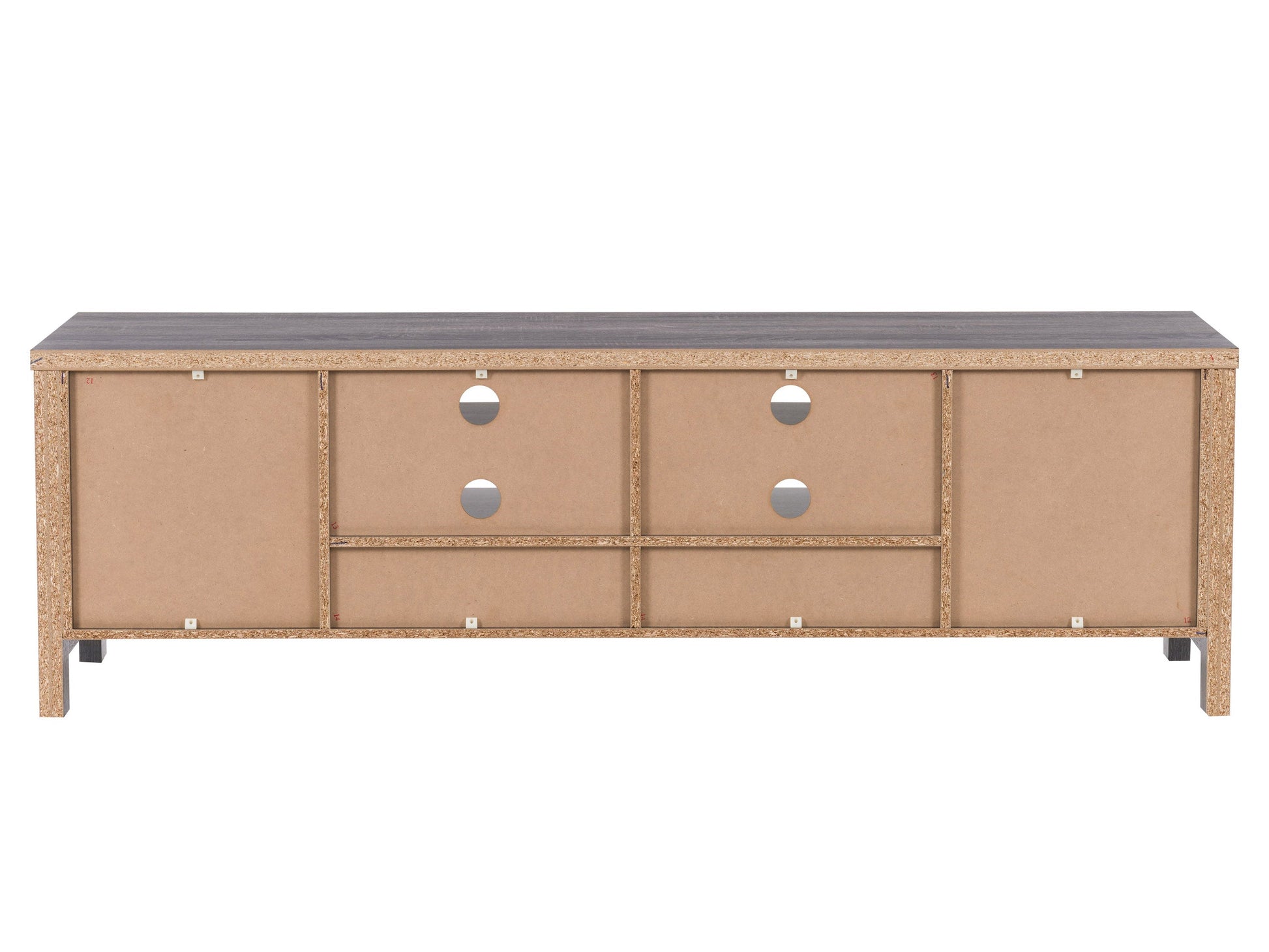 dark grey TV Cabinet with Doors for TVs up to 85" Hollywood Collection product image by CorLiving#color_dark-grey