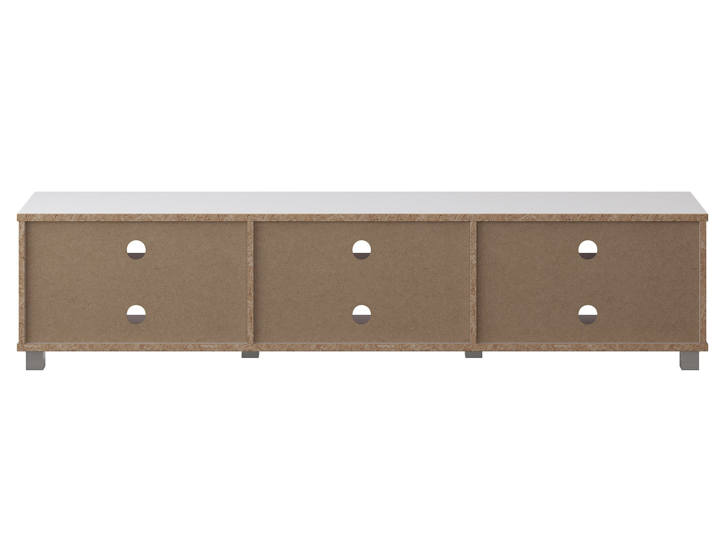 white Modern TV Stand for TVs up to 85" Hollywood Collection product image by CorLiving#color_white