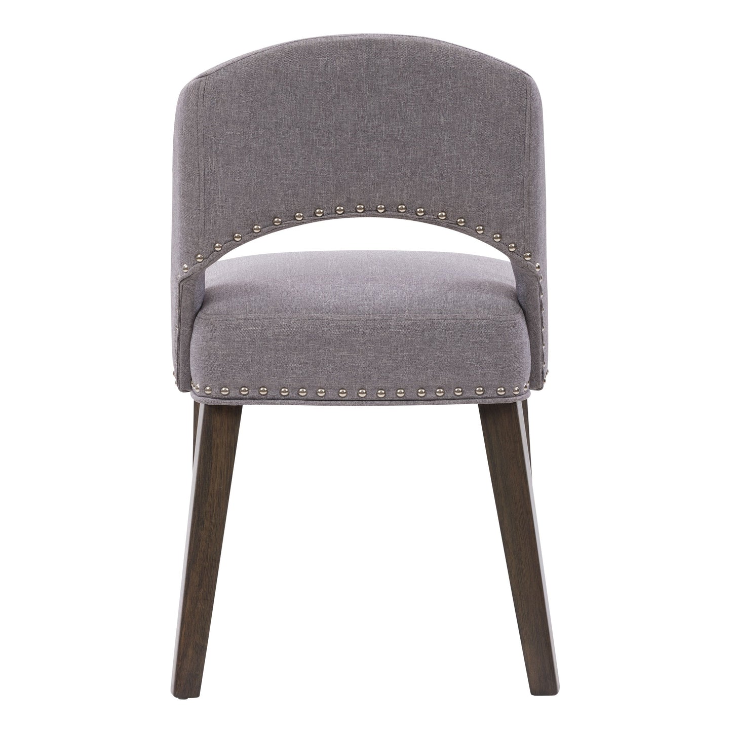 pewter grey Mid Century Dining Chairs, Set of 2 Tiffany Collection product image by CorLiving#color_pewter-grey