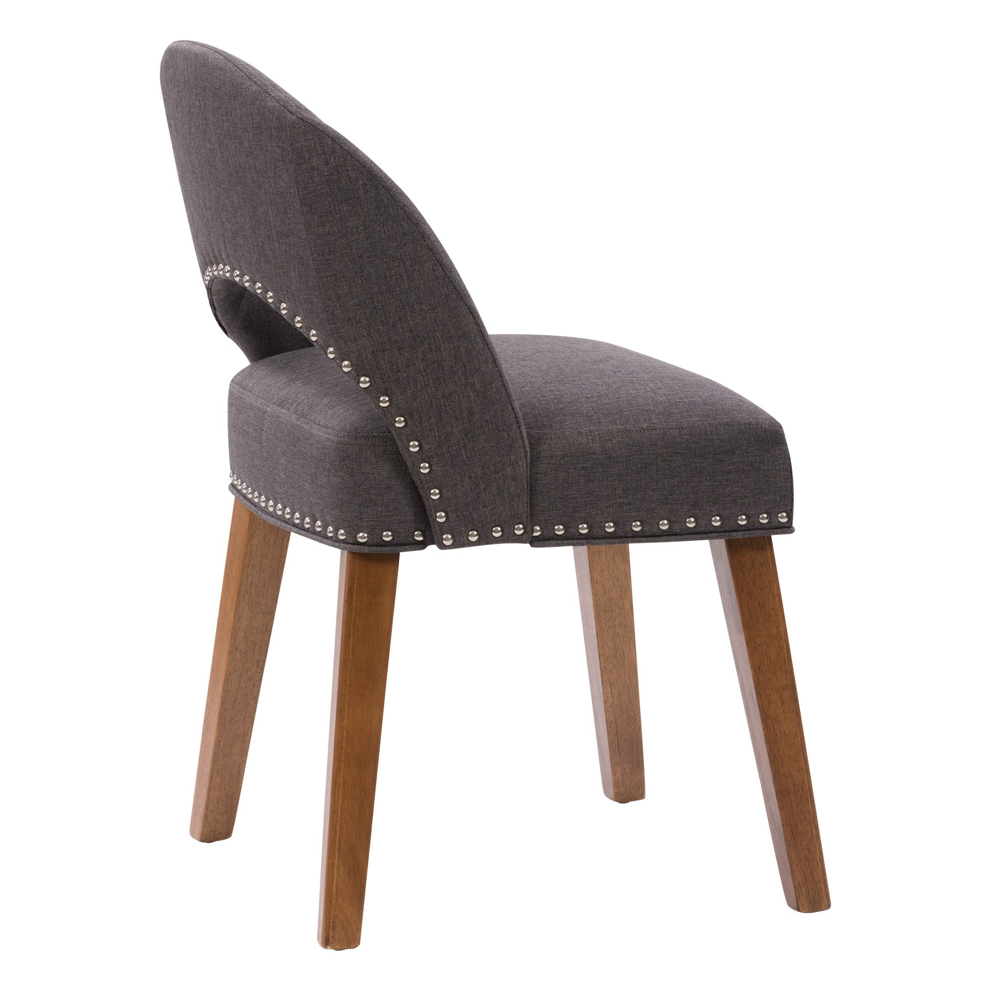 dark grey Mid Century Dining Chairs, Set of 2 Tiffany Collection product image by CorLiving#color_dark-grey