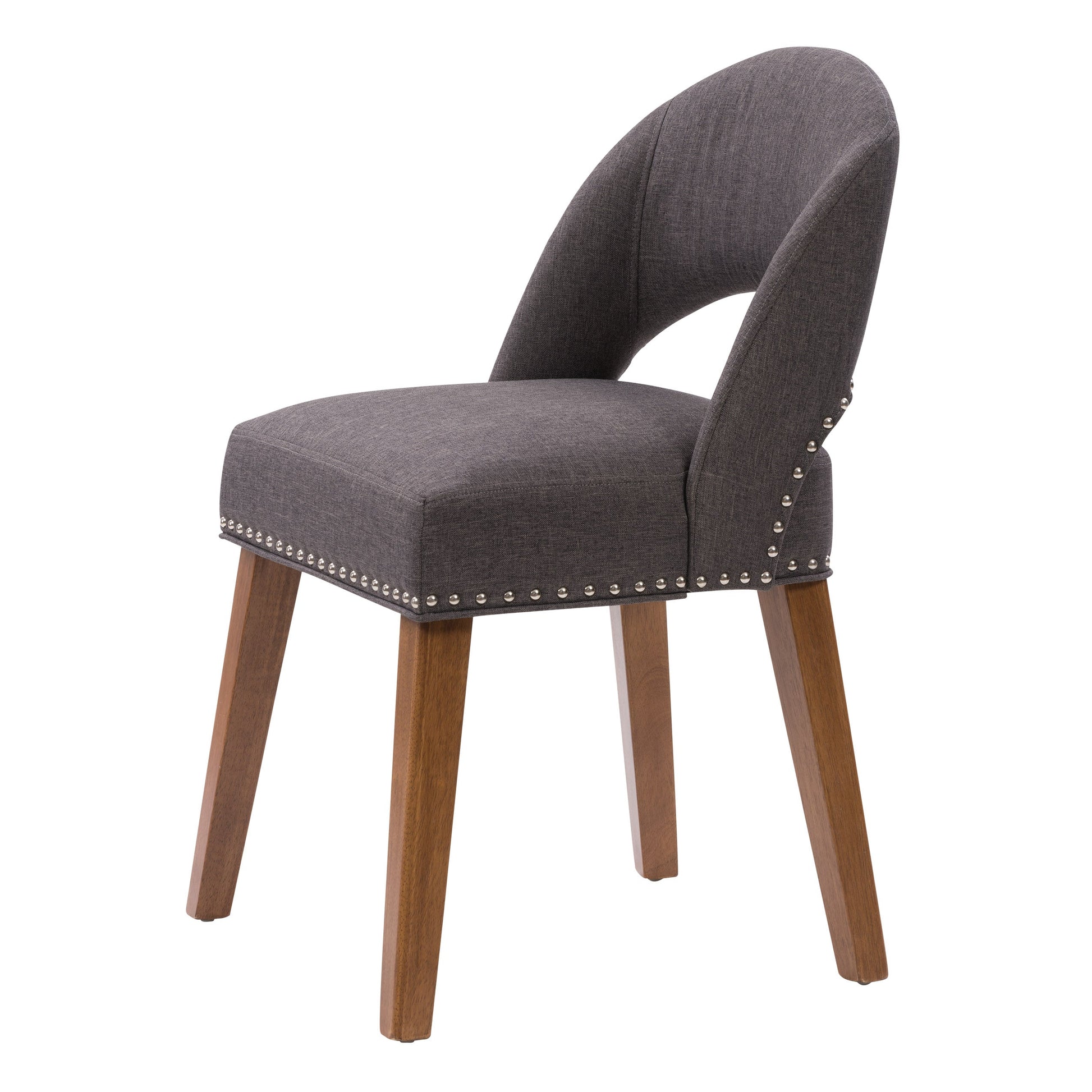dark grey Mid Century Dining Chairs, Set of 2 Tiffany Collection product image by CorLiving#color_dark-grey