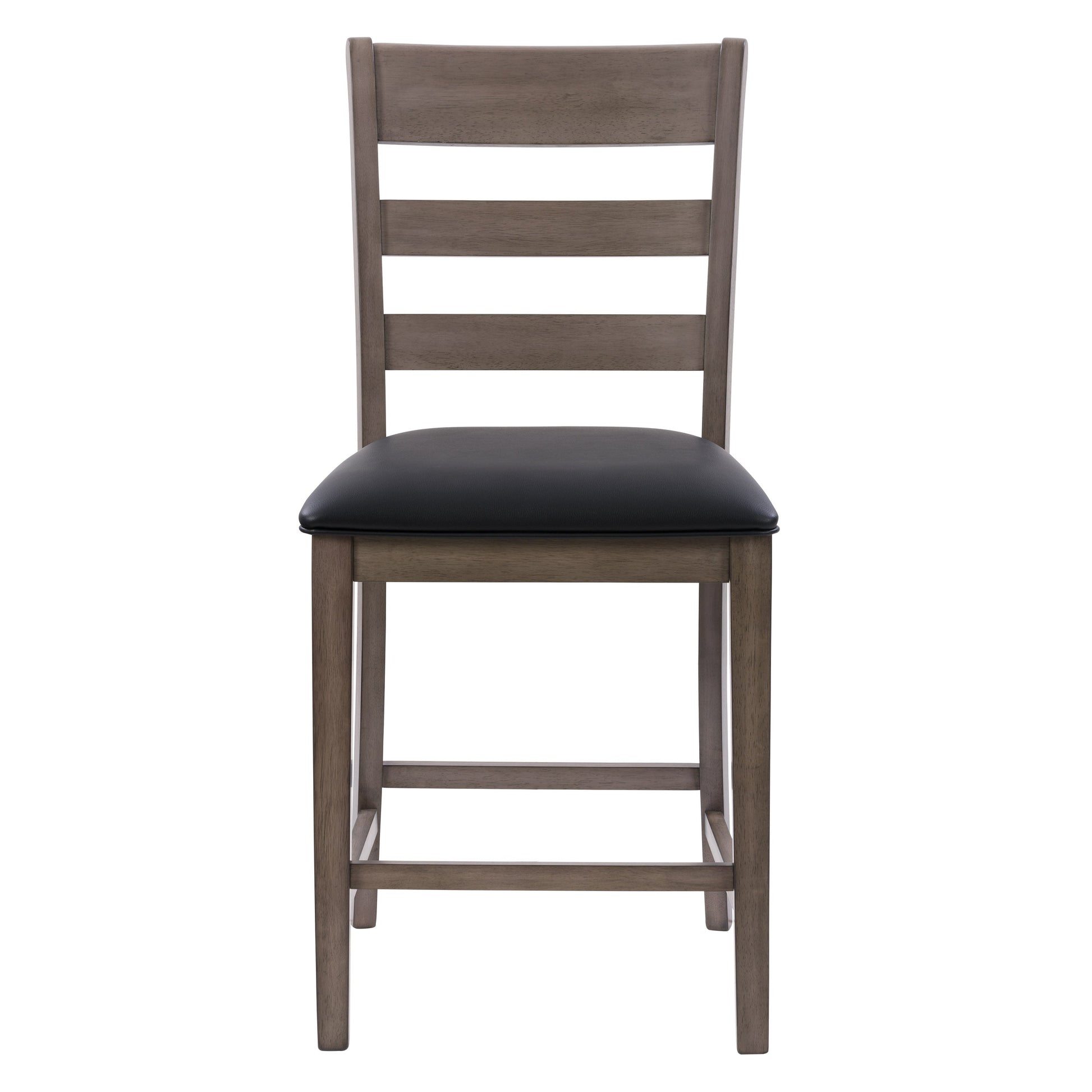 washed grey Counter Height Dining Chairs Set of 2 New York Collection product image by CorLiving#color_new-york-washed-grey-and-black