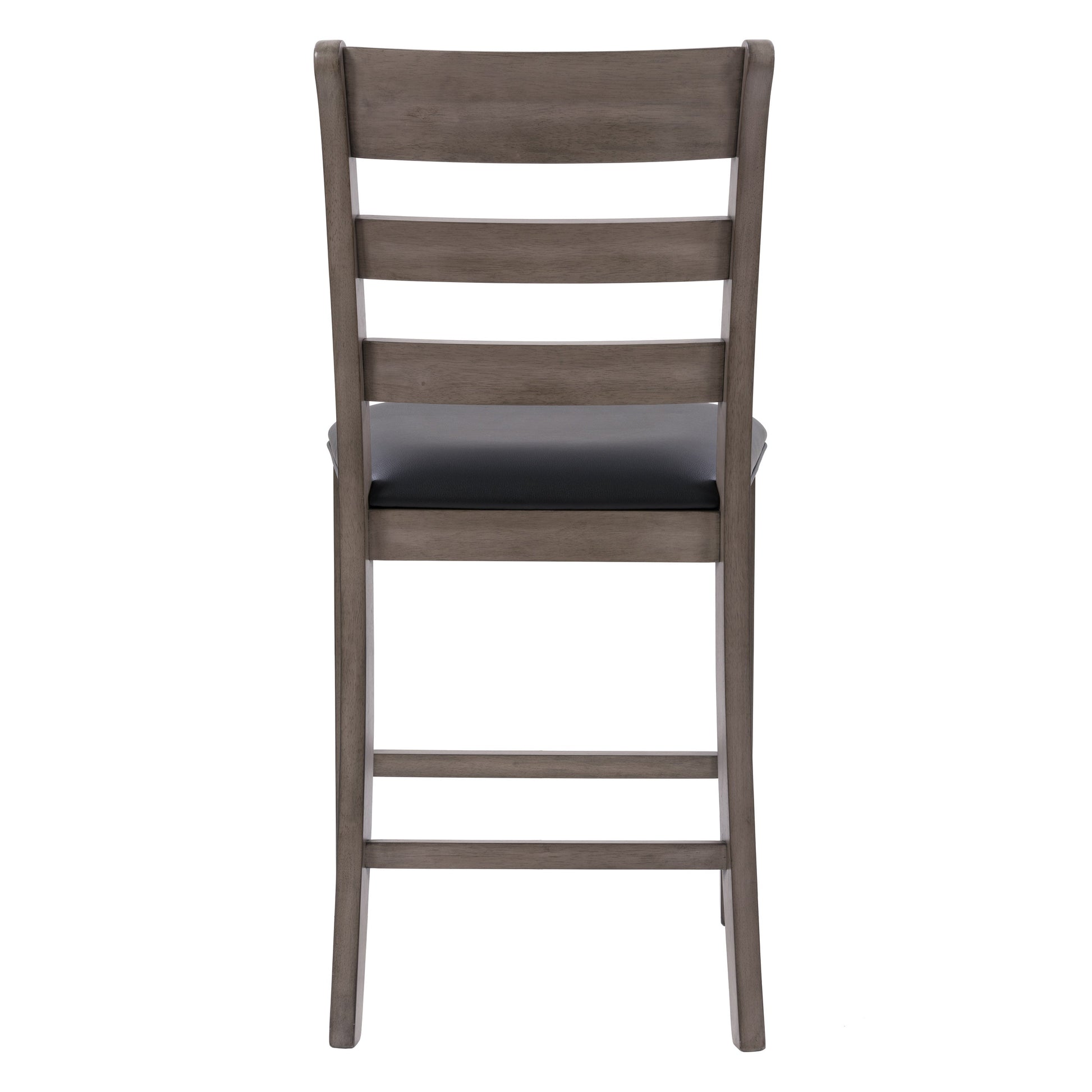 washed grey Counter Height Dining Chairs Set of 2 New York Collection product image by CorLiving#color_new-york-washed-grey-and-black