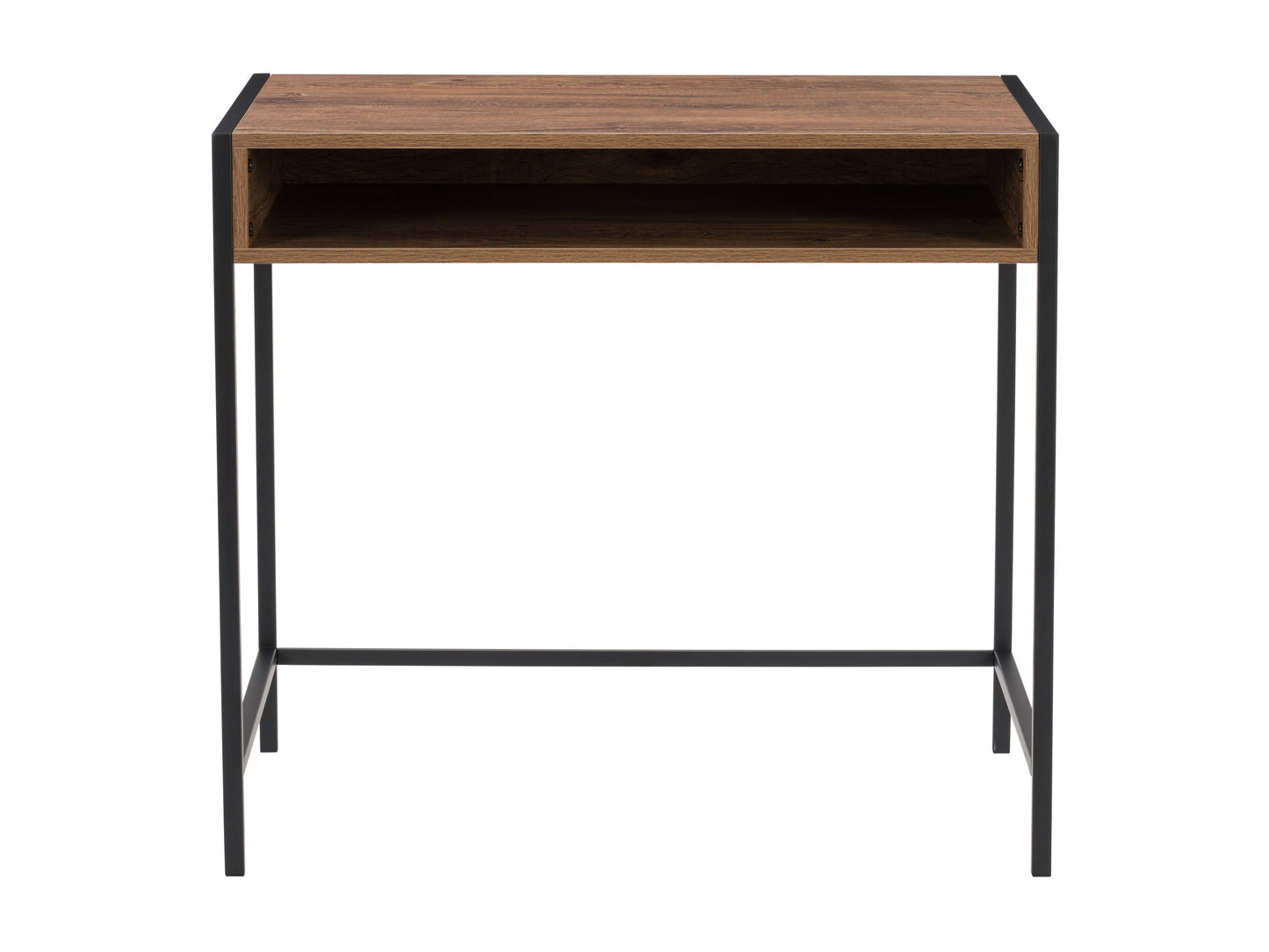 brown and black Desk with Storage Rayne Collection product image by CorLiving#color_brown-and-black