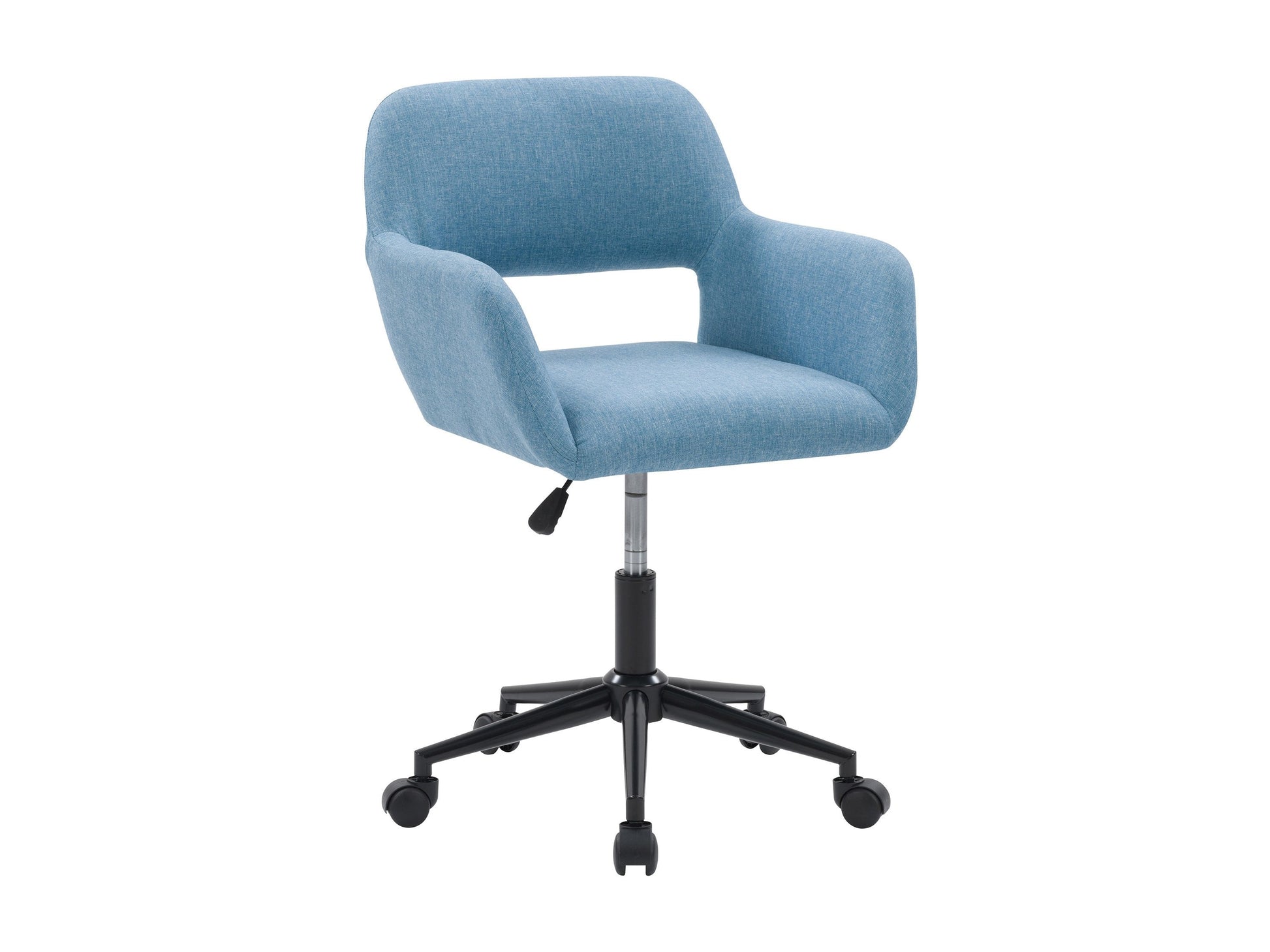 light blue Task Chair with Open Back Valerie Collection product image by CorLiving#color_light-blue